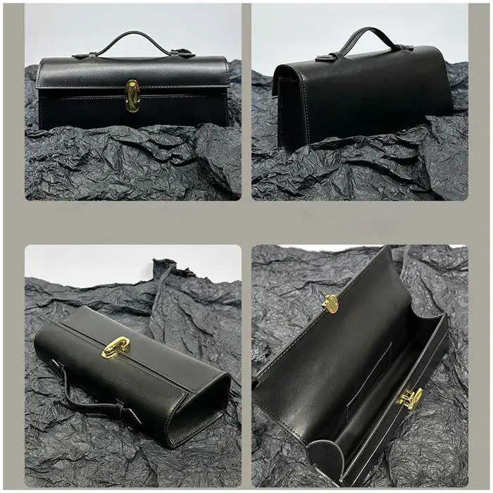 VM FASHION KISS sac à poignée supérieure fourre-tout en cuir véritable sac à main Simple pour femme petit sac carré sacs Baguette sac mince de haute qualité