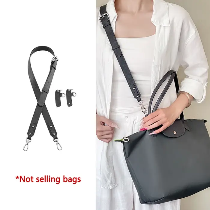 Sangle d'épaule en cuir pour sac Longchamp M, accessoire de sac durable pour modification de sac cad