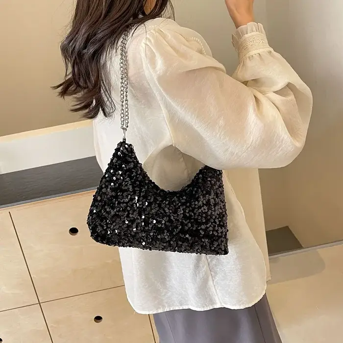 Sac à bandoulière Chic à paillettes pour femmes