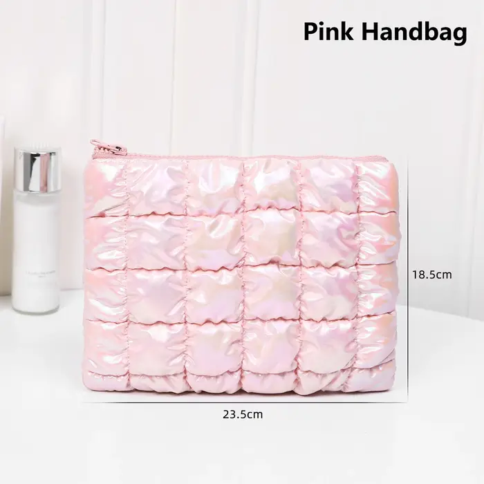 Sac de rangement de maquillage rose pour femmes