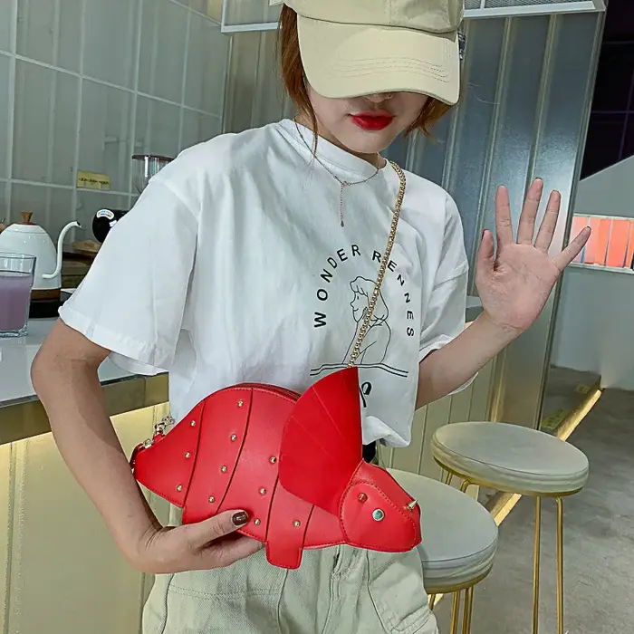 Triceratops Mini sac à bandoulière pour femmes sacs à main