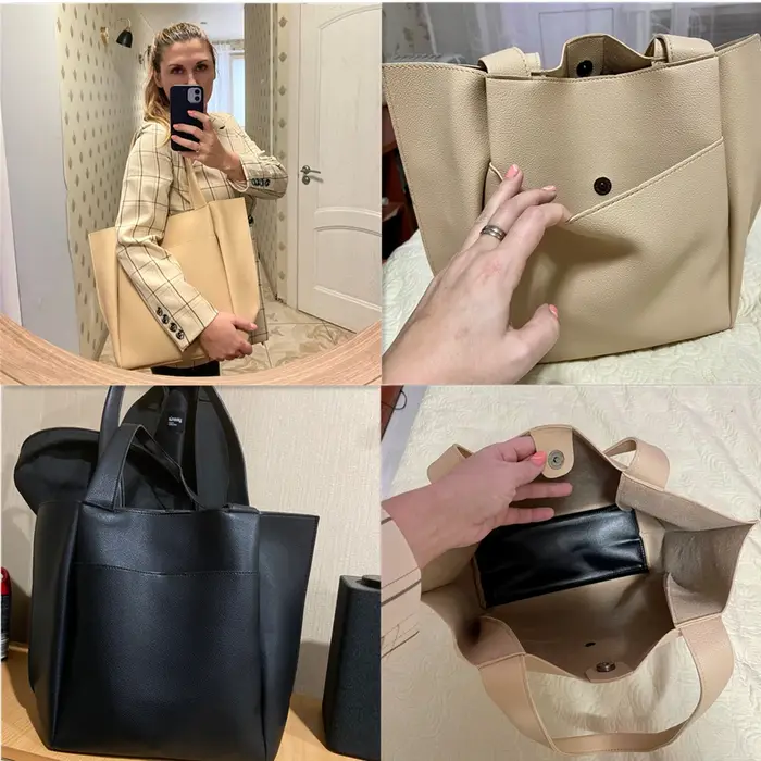Tote bag noir sac a main femme sac de luxe