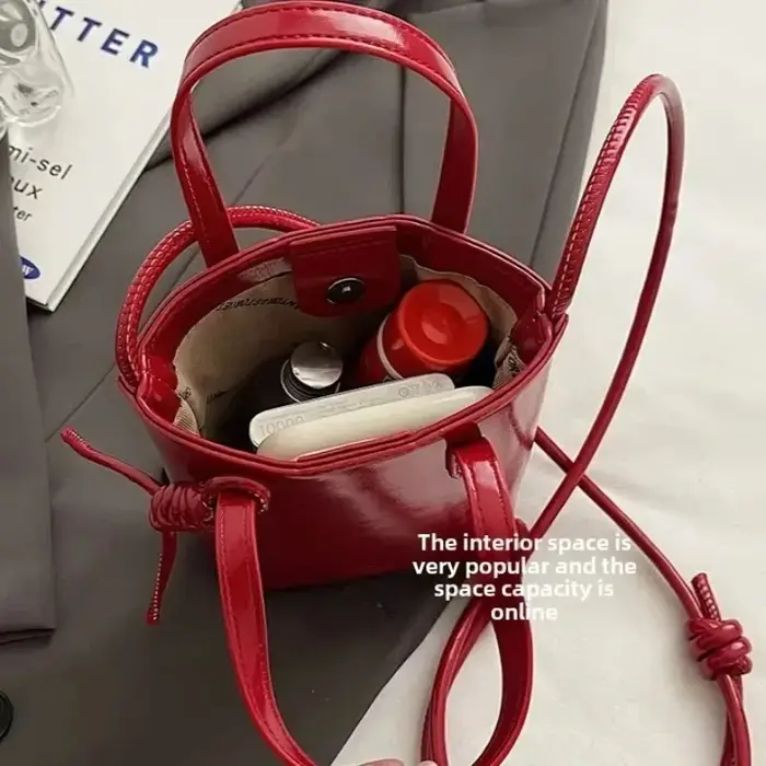 Mini sac à bandoulière en cuir PU pour femmes