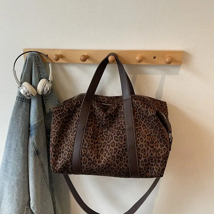 Nouveau sac à main pour femmes grands fourre-tout Faux daim femme épaule sacs à bandoulière grande capacité voyage Fitness sac marron bolsa