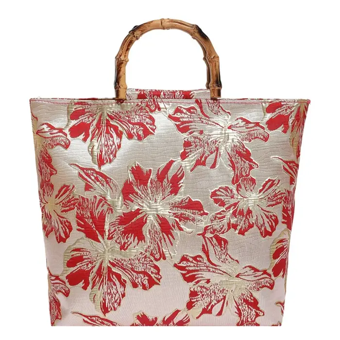 Sac fourre-tout en toile jacquard