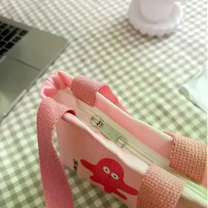 Sac à main en toile mini style coréen pour femmes