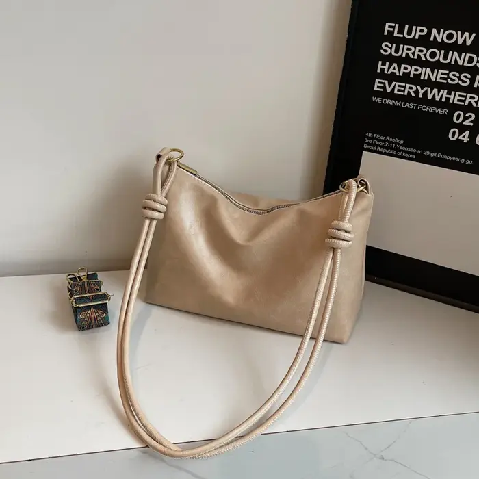 Sac fourre-tout pour femmes, grande capacité, sac à bandoulière en cuir PU souple, nouveau sac à ban