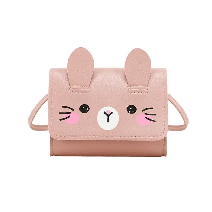 Mini sac à main pour enfants, joli sac à bandoulière en PU pour filles, porte-monnaie princesse pour