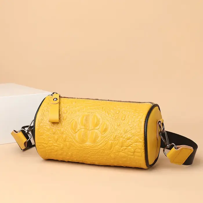Sac à main Crocodile en cuir de vache pour femmes