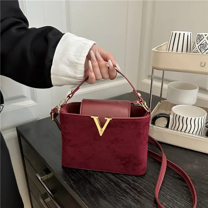 Mini sac en daim à la mode pour femmes