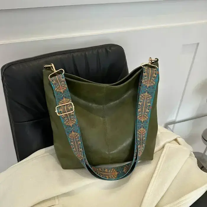 Sac à bandoulière Vintage en cuir PU pour femmes