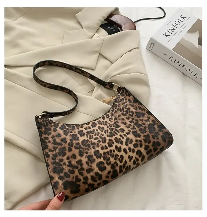 Mode zèbre impression femmes sac à main de luxe PU Simple sous les bras sacs à bandoulière femme con