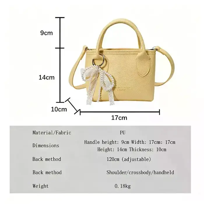 Sacs à bandoulière carrés simples pour femmes