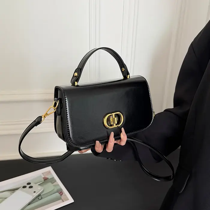Sac à main pour femme, sac fourre-tout en cuir, design élégant et classique, marque de luxe, créateu