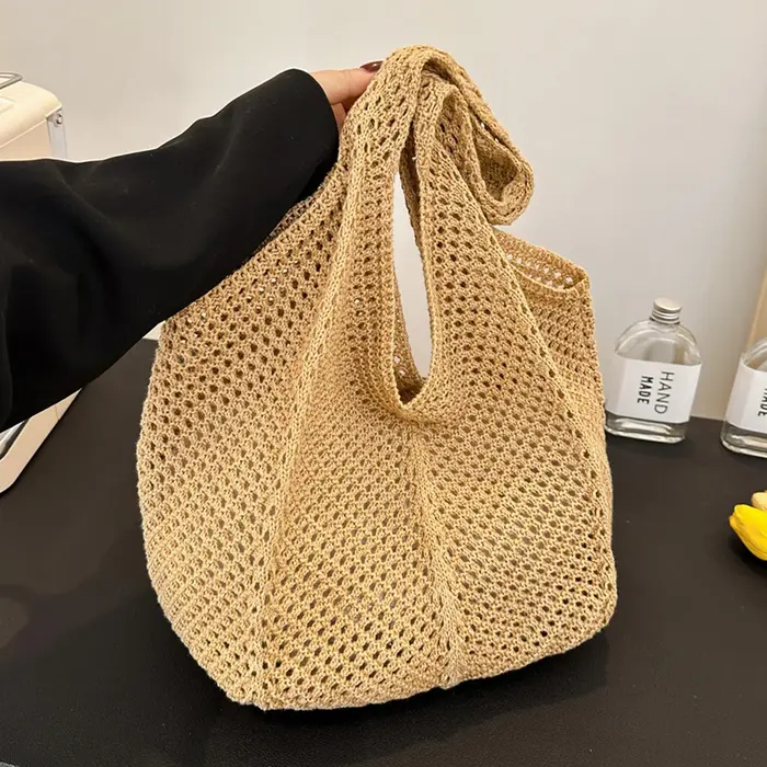 Sac fourre-tout en crochet pour femme