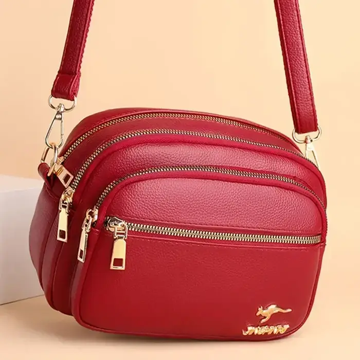Sac à main en cuir souple pour femme
