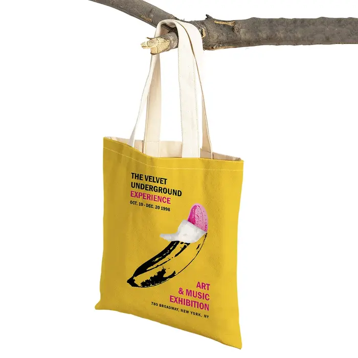 Andy Warhol-Sac à Main Rétro à Double Imprimé pour Femme