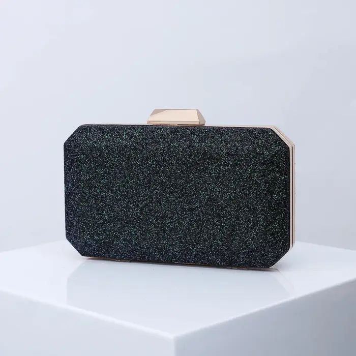 Sac à Main Bleu Clair Bling de Luxe de Styliste pour Femme