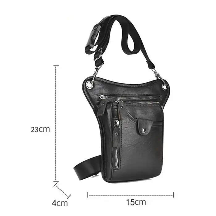Sac de taille Vintage en PU pour hommes et femmes