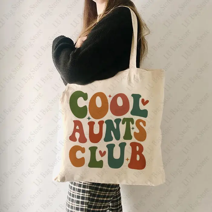 Sac fourre-tout en toile réutilisable