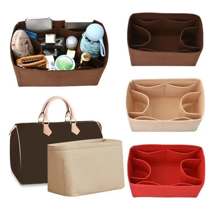 Sac à main multi-poches de grande capacité