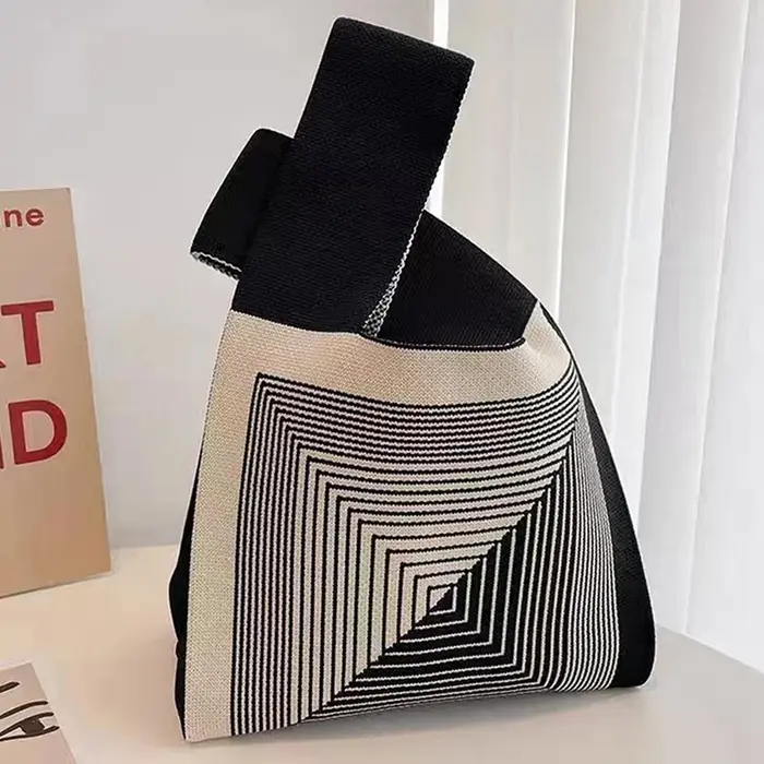 Sacs à main en tricot faits à la main pour femmes