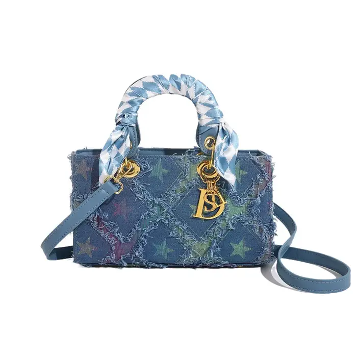 Y2K – sac à main étoile en Denim pour femmes