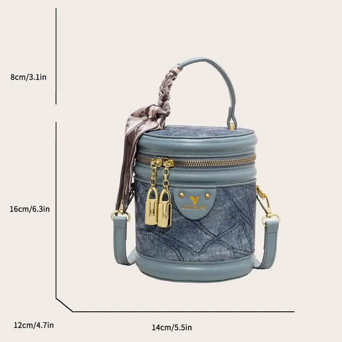Mini sac à bandoulière en cuir PU pour femme