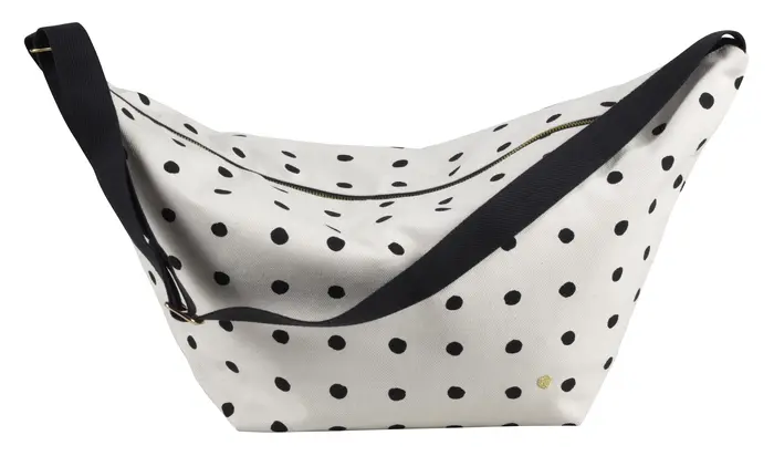 Sac demi-lune Mio Ecru 53 x 28 x 12
