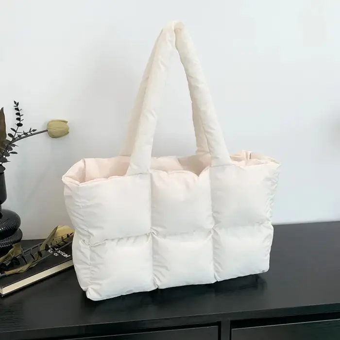 Sac matelassé à carreaux pour femmes