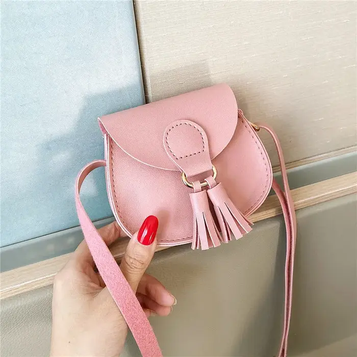 Mini sac à main en cuir PU pour enfants