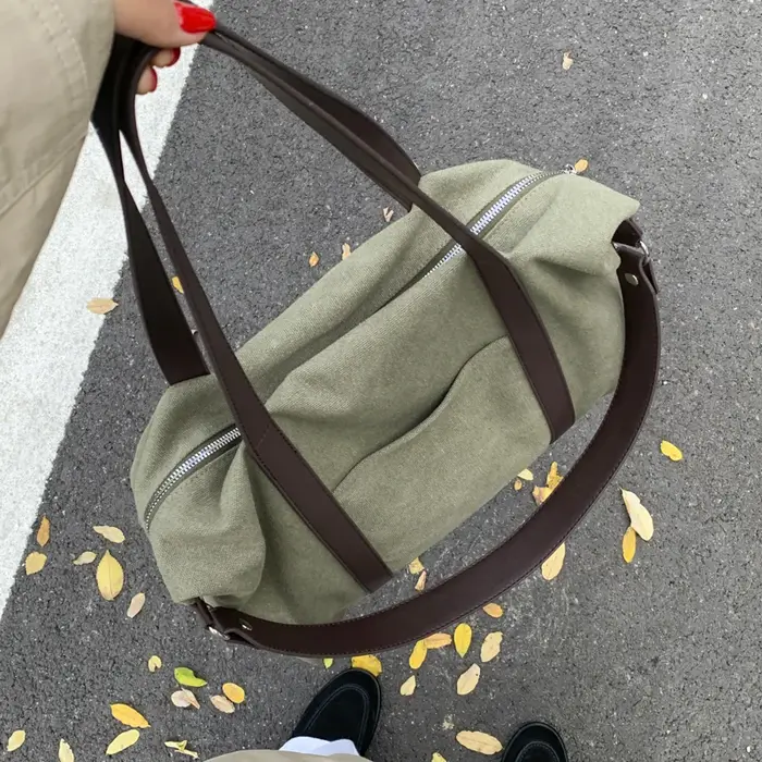 Sacs fourre-tout en Nylon de couleur unie pour femmes