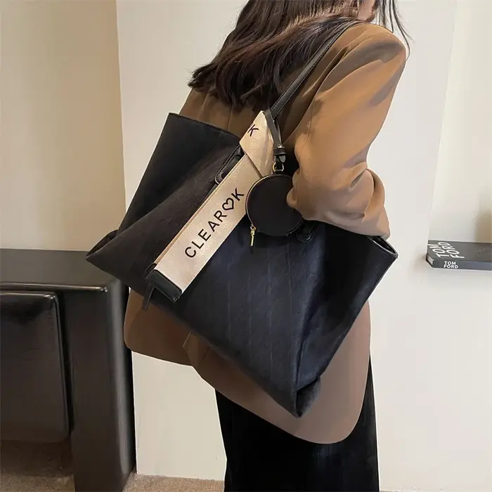 Sac à bandoulière Vintage en velours pour femmes