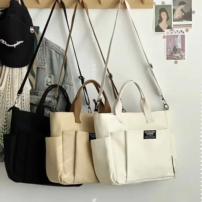 Sac à main en toile pour femmes
