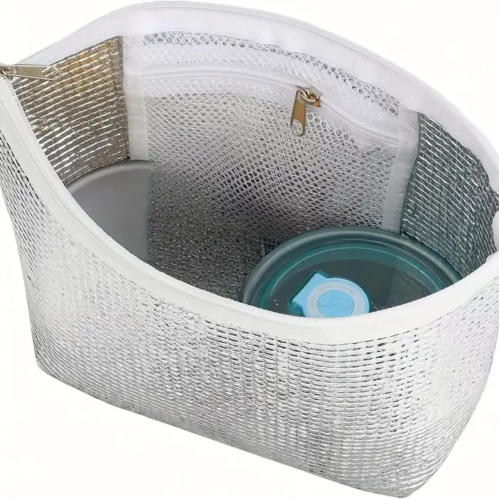 Sac isotherme réutilisable avec fermeture éclair - Indispensable pour la maison