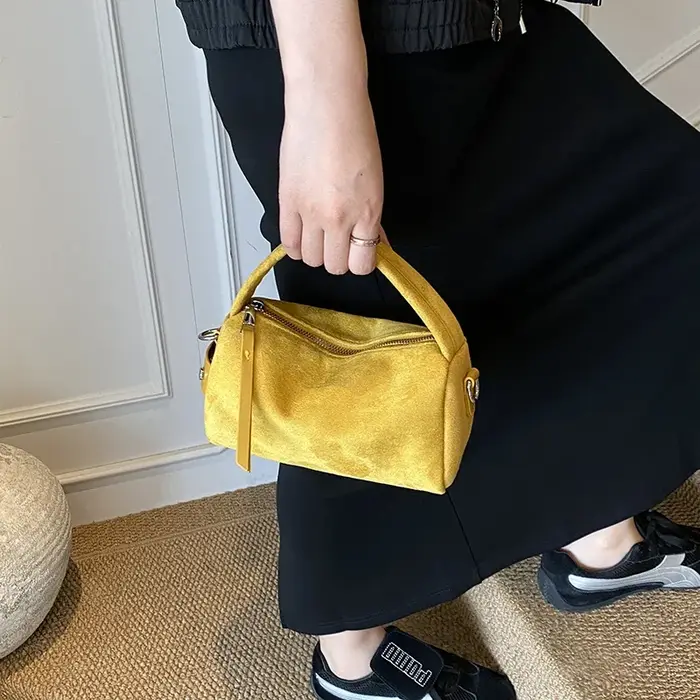 Sacs à bandoulière mini rétro en cuir PU tendance pour femmes