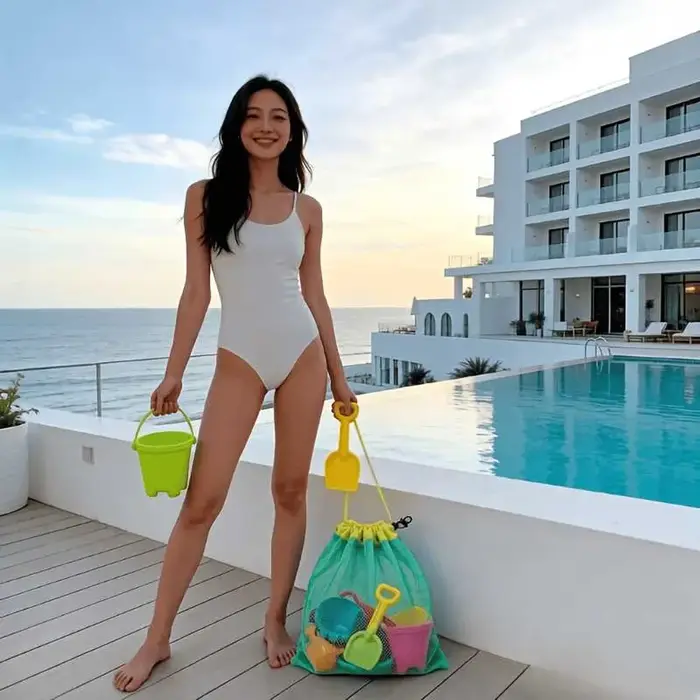 Sac de rangement pour la plage et la natation