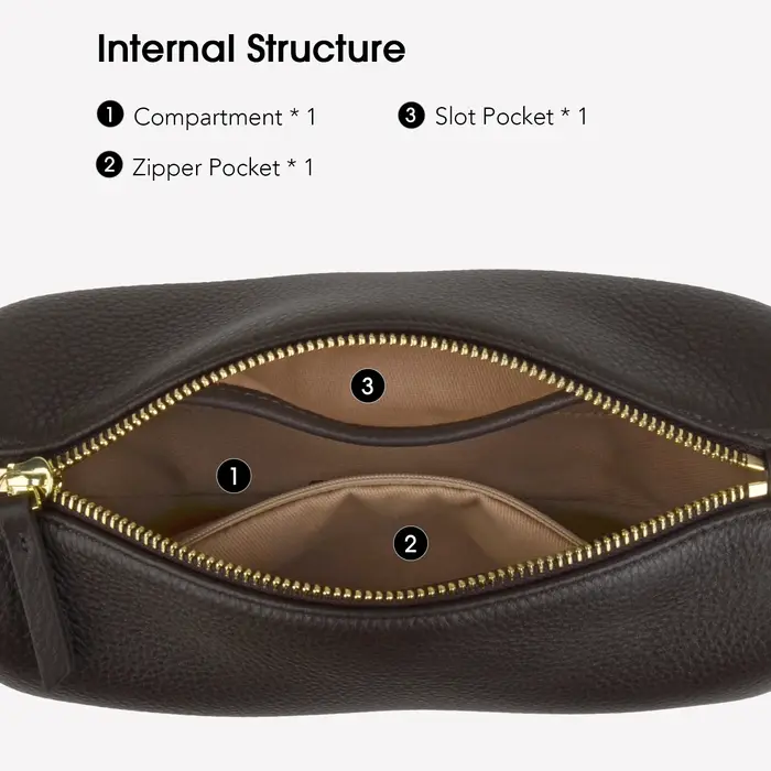 Sac à main Donna-in en cuir de veau pleine fleur pour femme