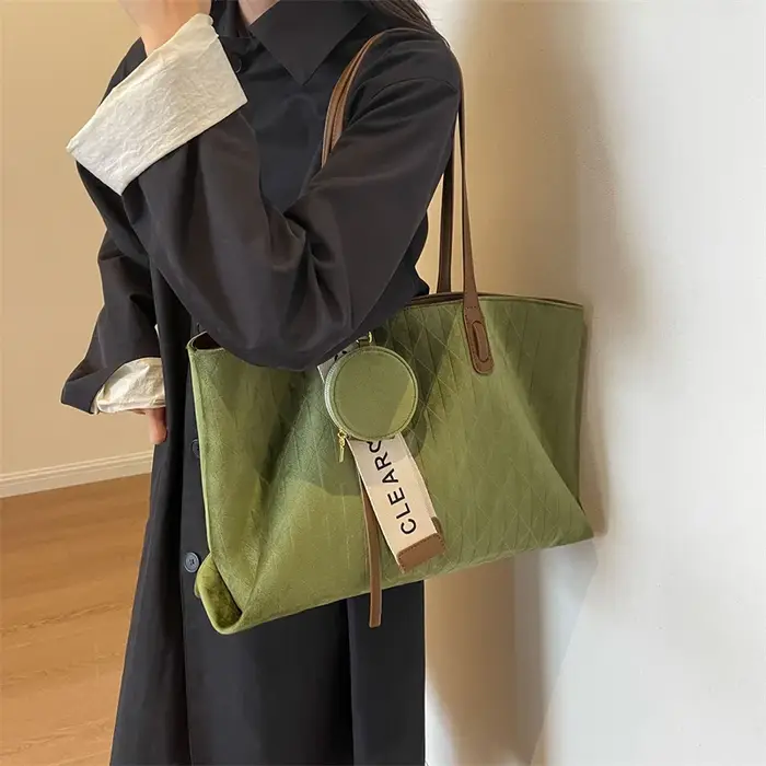 Sac à bandoulière Vintage en velours pour femmes