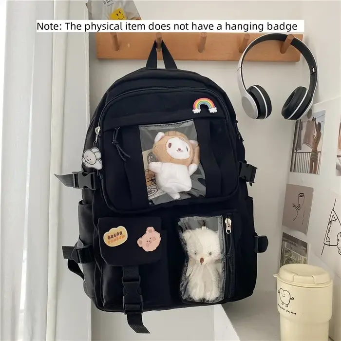 Sac à dos de style japonais pour filles, sac mignon de style coréen Kawaii, sac d'école pour étudian