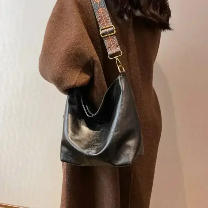 Sac à bandoulière Vintage en cuir PU pour femmes