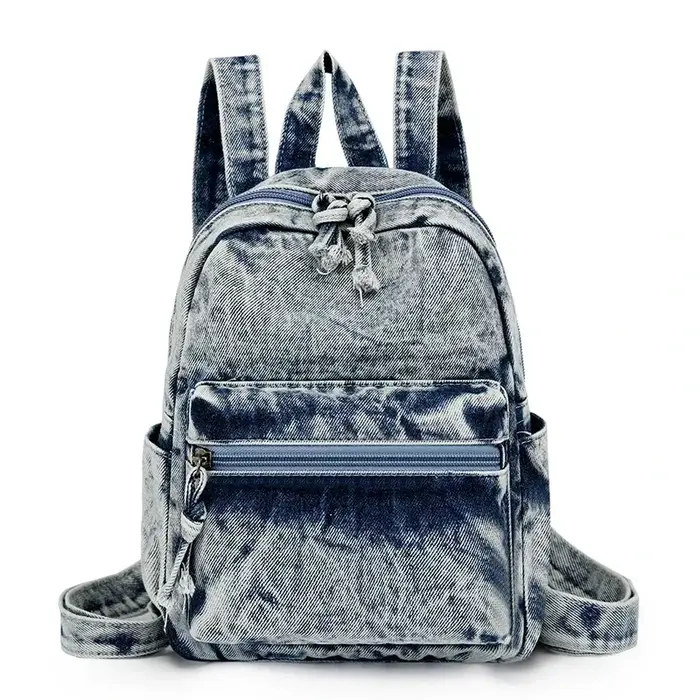 Mignon à la mode décontracté polyvalent 2025 sacs d'école de haute qualité nouveau Denim fermeture éclair