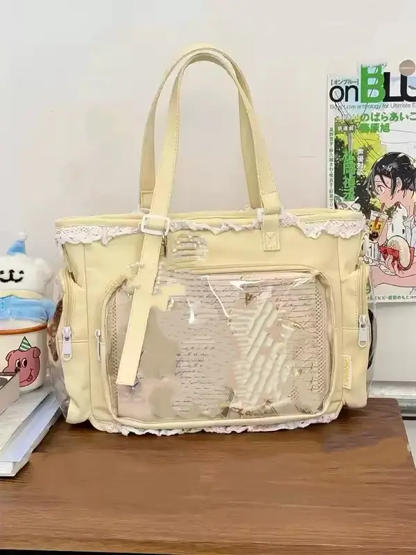 Sac à bandoulière Itabag japonais bidimensionnel motif Ballerine Grande Façon, sac à main pour femme