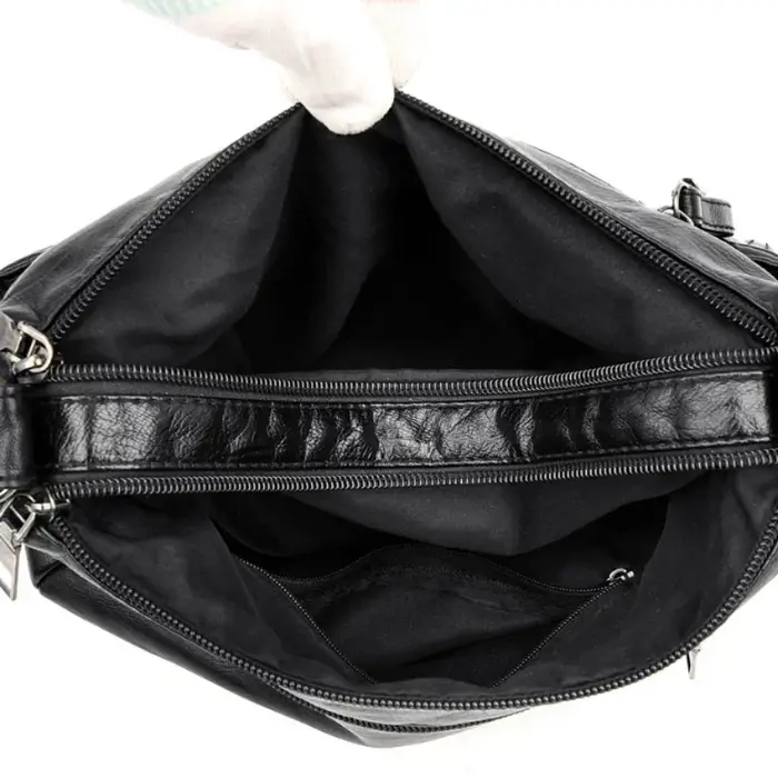 Sacs à bandoulière en cuir souple pour femmes