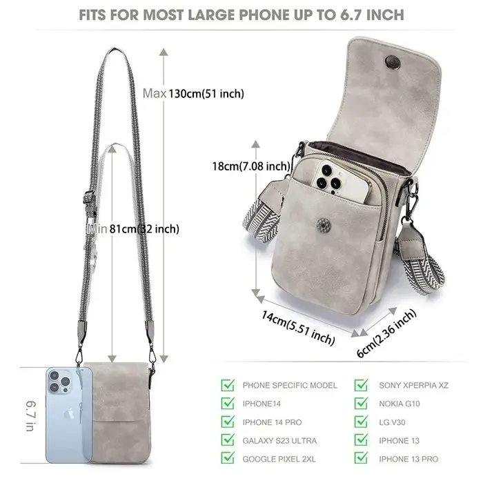 Sacs à bandoulière pour femmes, sacs à main portables multi-poches, sac à bandoulière pour femmes, p