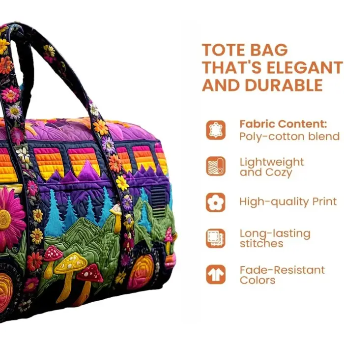 Sac de voyage matelassé Hippie Journey