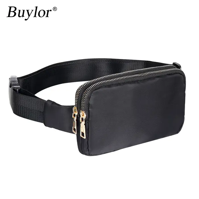 Buylor femmes taille Packs mode ceinture sacs Double pochette concepteur Bum hanche sac épaule poitr