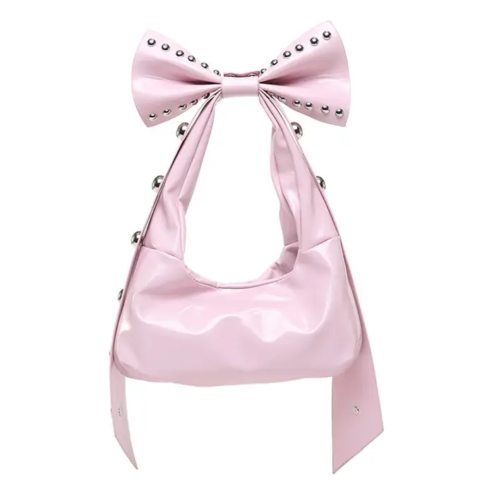 Sac à main clouté en cuir PU pour femme