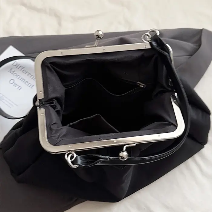 Sac à bandoulière plissé pour femme