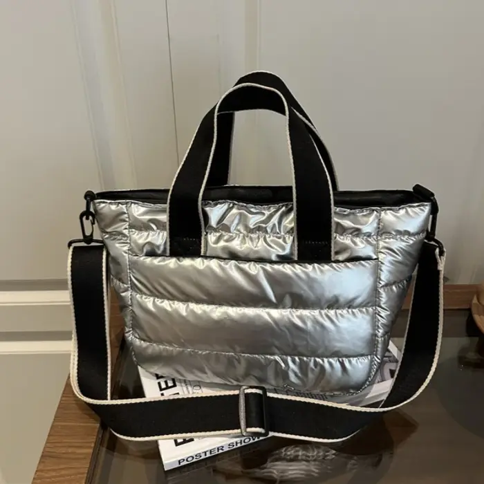 Sac fourre-tout matelassé de luxe pour femmes